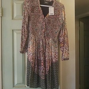 Printed dress from Anthropologie.  By Maeve.